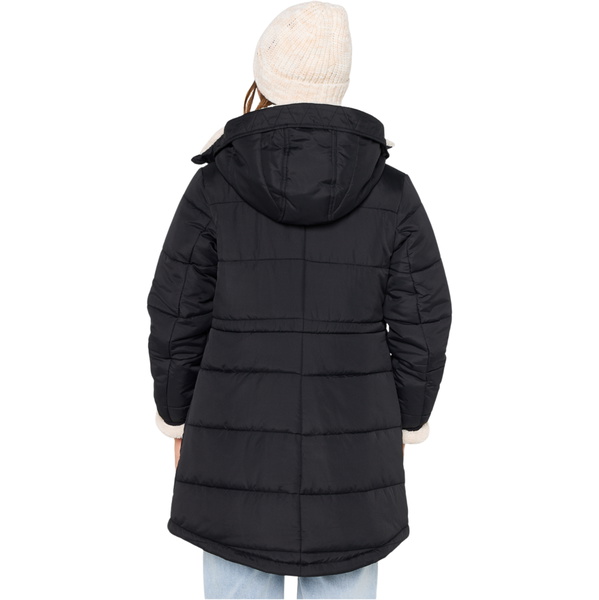 2026 Rip Curl Womens Anti-Series Anoeta Long Line Jacket 03PWJA - Washed Black